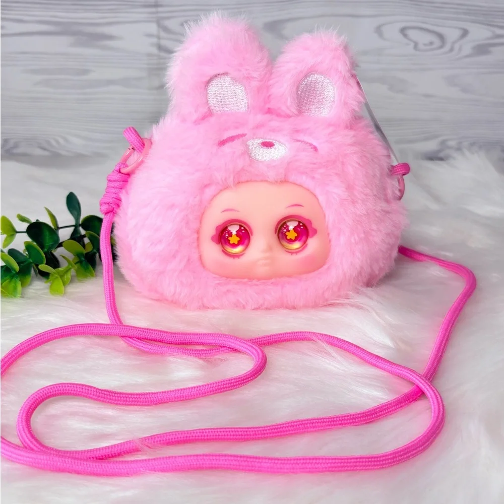 Pink Bunny Plush Shoulder Bag - Picture 2 of 12